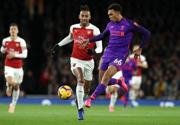 Arsenal (Pierre-Emerick Aubameyang) - Liverpool (Trent Alexander-Arnold)