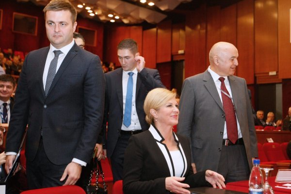 Kolinda Grabar Kitarović na skupu 'Ekonomska politika u Hrvatskoj 2019.'