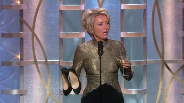 Emma Thompson na dodjeli Zlatnih globusa