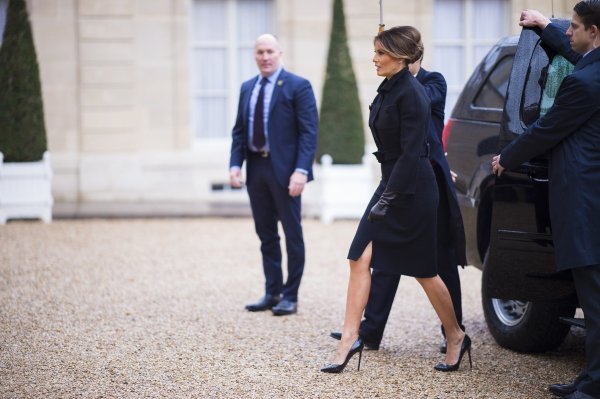 Melania Trump i Brigitte Macron