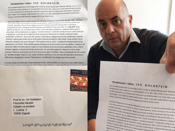 'Navikao sam primati udarce. No, kao i u svakom boks-meču, moram zadati više udaraca od protivnika', kaže Goldstein o nekim reakcijama na njegovo javno djelovanje