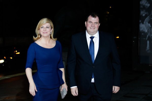Kolinda Grabar-Kitarović sa suprugom Jakovom Kitarovićem