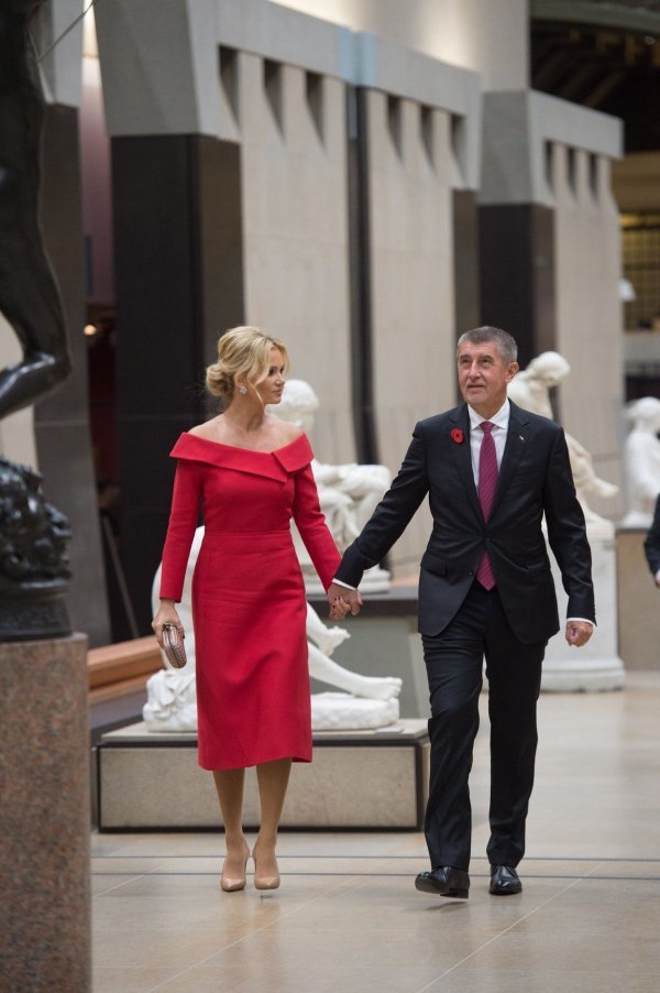 Češki premijer Andrej Babiš sa suprugom Monikom Babišovom