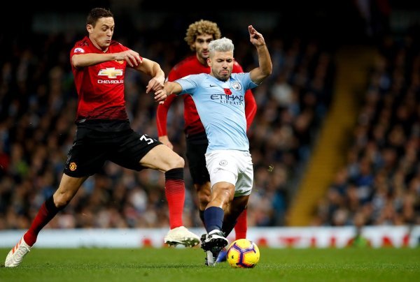 Manchester City (Sergio Aguero) - Manchester United (Nemanja Matić)