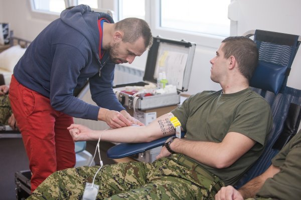 Na obljetnicu stradavanja Vukovara vojnici darovali krv