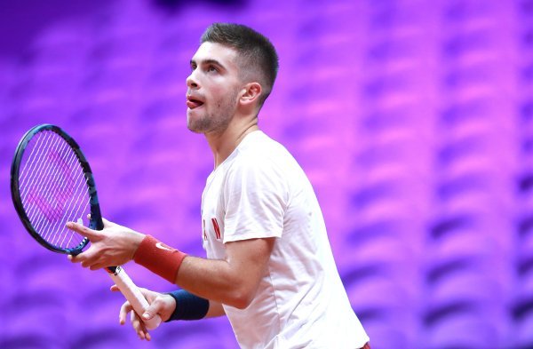 Trening hrvatskih tenisača, Borna Ćorić