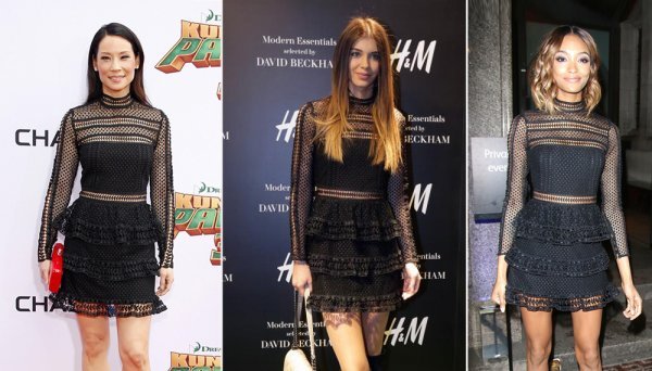 Lucy Liu, Iva Šarić Leko i  Jourdan Dunn u istoj haljini brenda Self-Portrait Profimedia, Pixsell