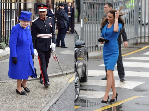 Kraljica Elizabeta i Kate Middleton