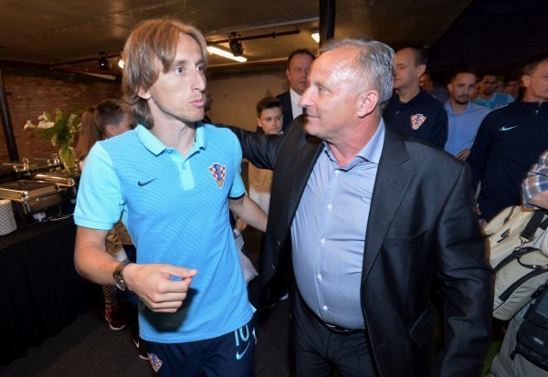 Luka Modrić i otac Stipe