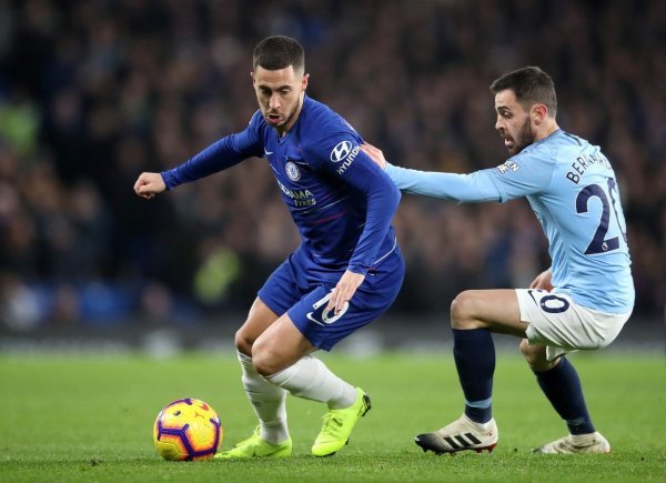 Chelsea (Eden Hazard) - Manchester City (Bernardo Silva)