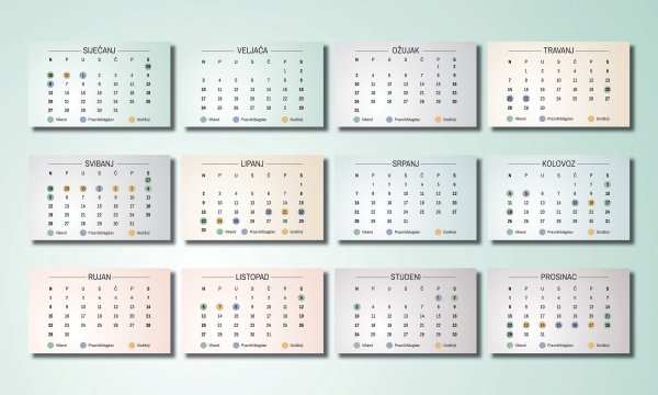 Kalendar državnih praznika u 2019.