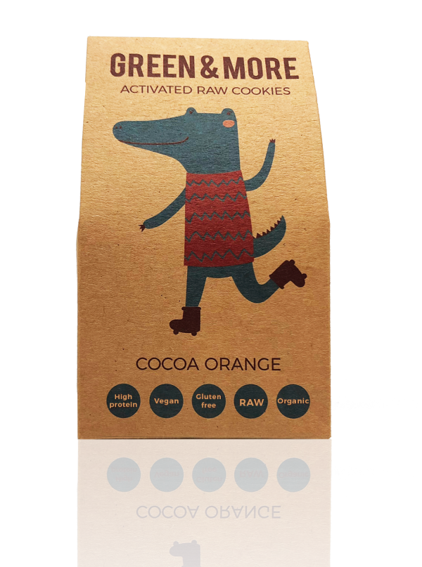 G&M_RAW activated cookies Cocoa-orange