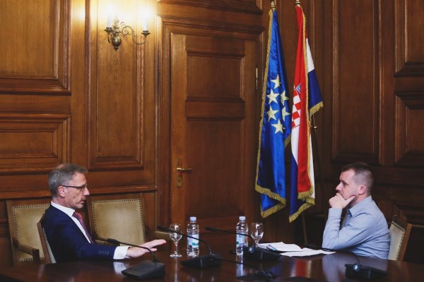 Boris Vujčić u razgovoru s novinarom tportala Nikolom Sučecom
