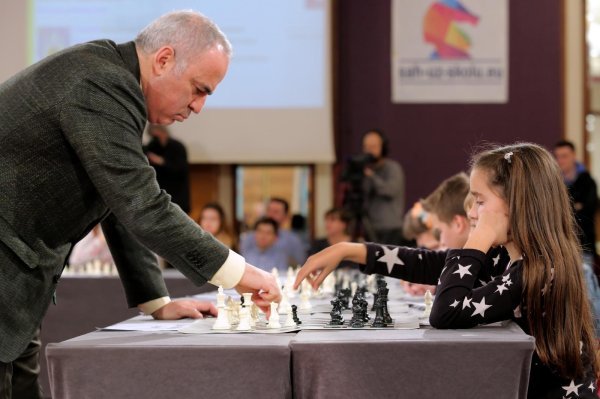 Garry Kasparov odigrao simultanku s poznatim osobama i šahistima