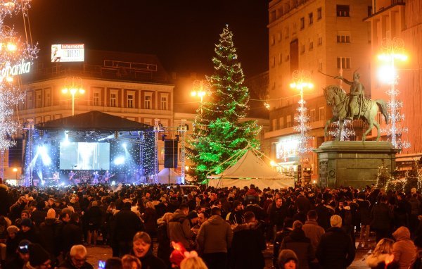 Doček Nove godine u Zagrebu