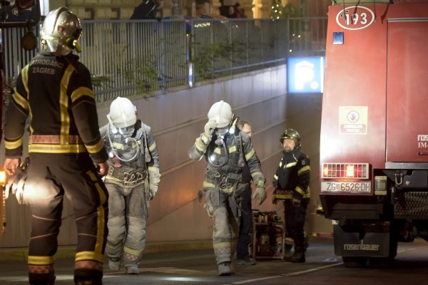 Požar u garaži Cvjetni