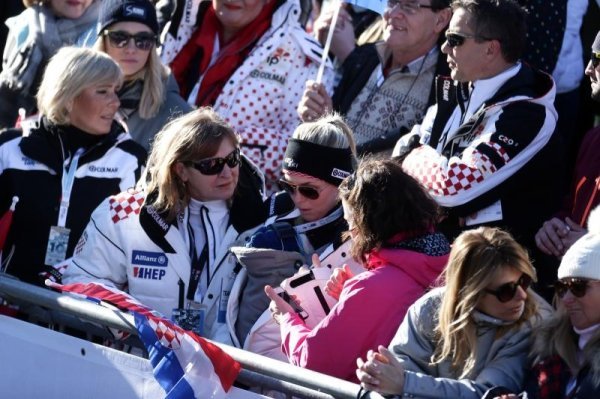 Elin Kostelić sa dvomjesečnim sinom Ivanom