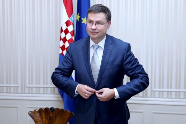 Valdis Dombrovskis, potpredsjednik Komisije nadležan za euro, socijalni dijalog i financijsku stabilnost