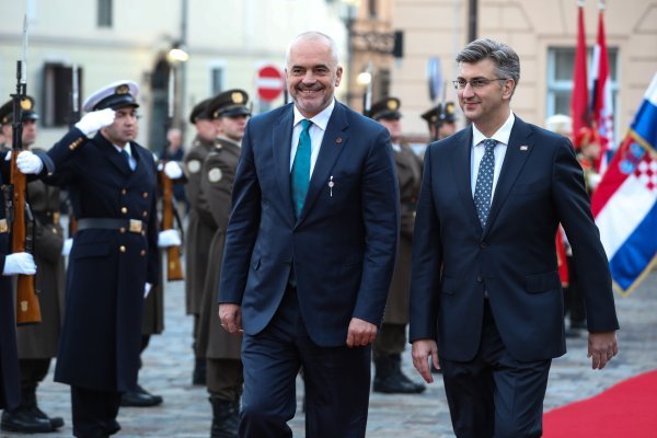 Edi Rama i Andrej Plenković