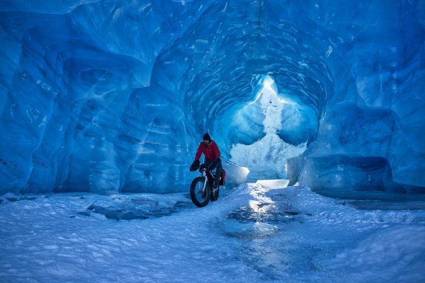 Vožnja biciklom kroz ledenjake