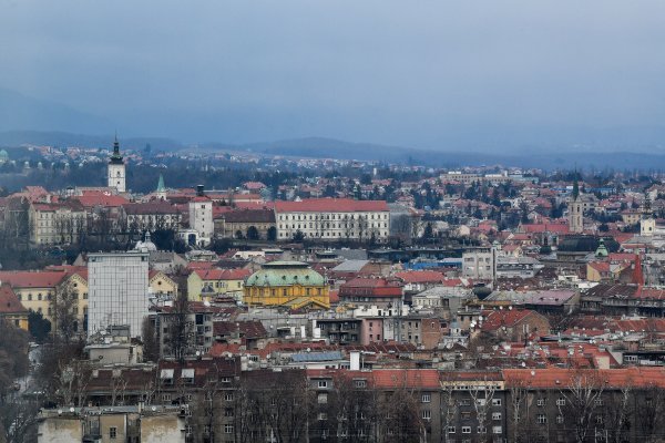 Panoramski pogled na Zagreb