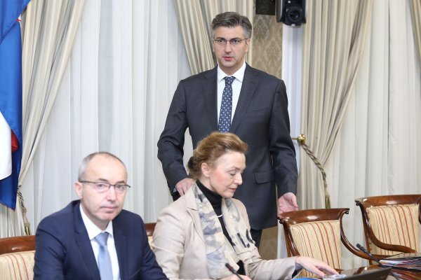 Damir Krstičević, Marija Pejčinović Burić, Andrej Plenković