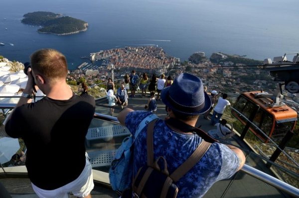 Pogled na Dubrovnik sa Srđa