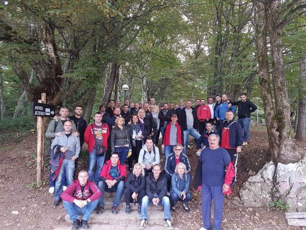 Ekipa koja radi serijal 'Lijepom našom' na Plitvicama