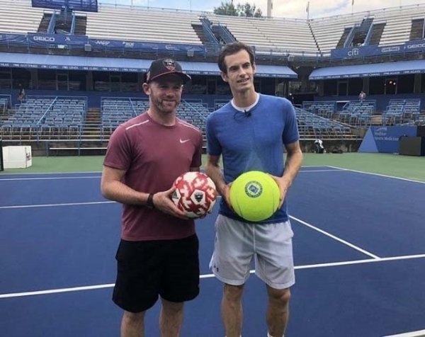 Nogometaš Wayne Rooney i tenisač Andy Murray