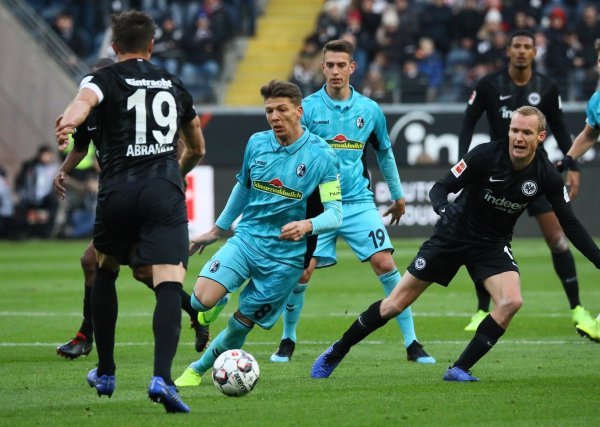 Eintracht (David Abraham, Sebastian Rode) - Freibrug (Mike Frantz)