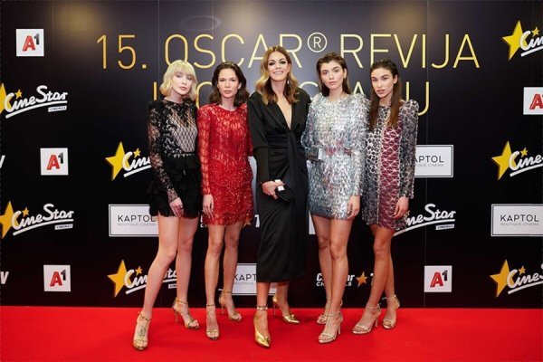 Aleksandra Dojcinovic s modelima u njenim kreacijama