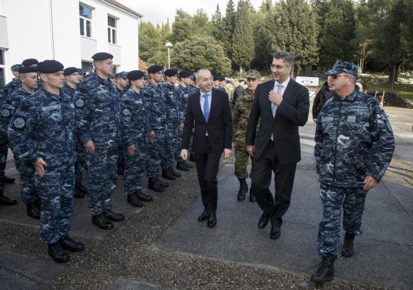 Damir Krstičević i Andrej Plenković u Pločama 