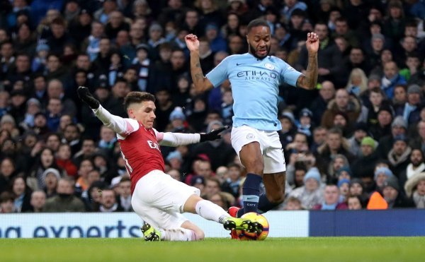 Manchester City (Raheem Sterling) - Arsenal (Lucas Torreira)