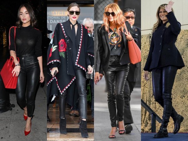 Slavne ljepotice u kožnim hlačama