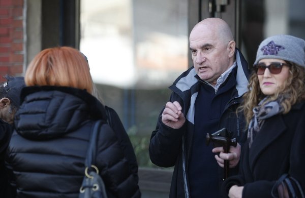 Zoran Erceg ispred suda nakon presude za divljanje prilikom otkrivanja spomenika Tuđmanu
