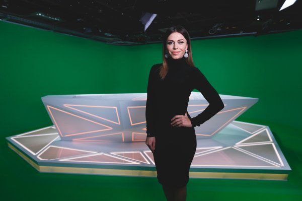 Arenasport televizija - Mila Horvat u novom virtualnom studiju