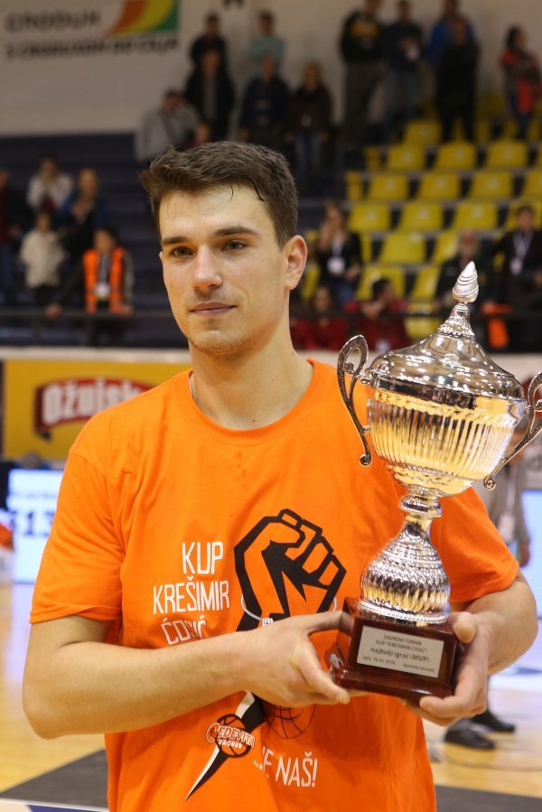 Filip Krušlin proglašen je najboljim igračem (MVP) završnog turnira Kupa Krešimira Ćosića 2019., koji je šest puta u nizu osvojila KK Cedevita
