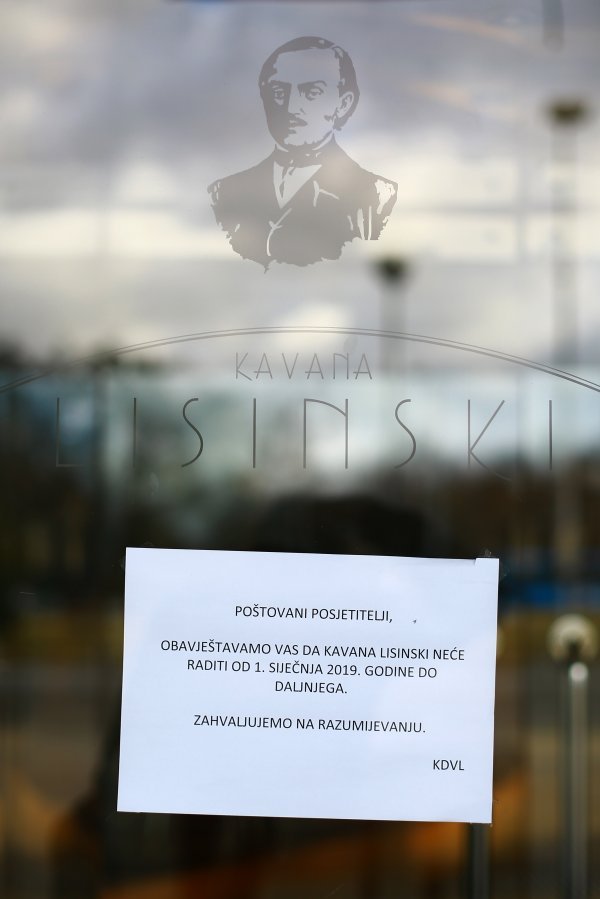 Zatvorena Kavana Lisinski