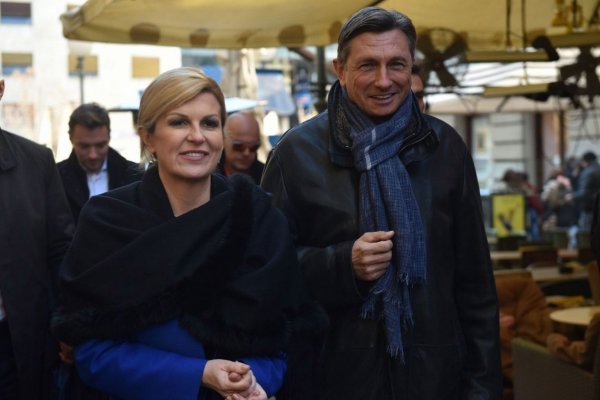 Susret predsjednice Grabar-Kitarović i predsjednika Boruta Pahora