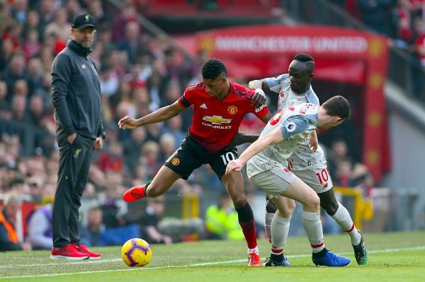 Manchester United (Marcus Rashford) - Liverpool (Sadio Mane)
