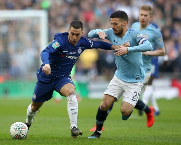 Chelsea (Eden Hazard) - Manchester City (David Silva)