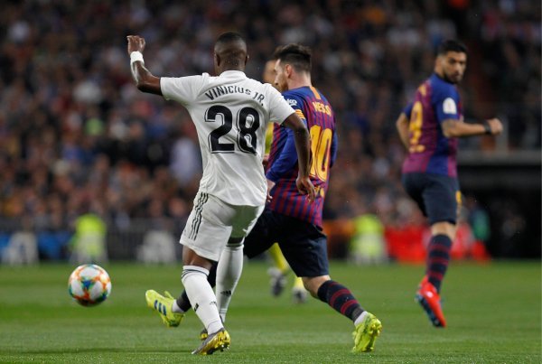 Real Madrid - Barcelona, Vinicius i Messi