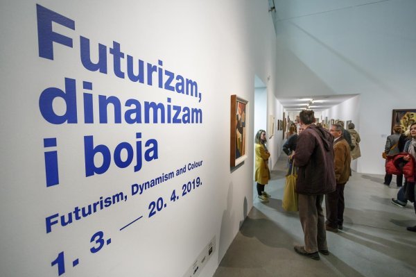 Otvorena izložba 'Futurizam, dinamizam i boja'