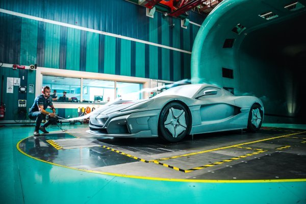 Rimac C_Two, testiranje u zračnom tunelu