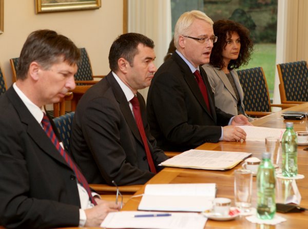 Vladimir Lončarević, Saša Perković, Ivo Josipović i Danica Juričić-Spasović