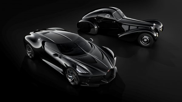 Bugatti Voiture Noire i model Atlantic 57 SC
