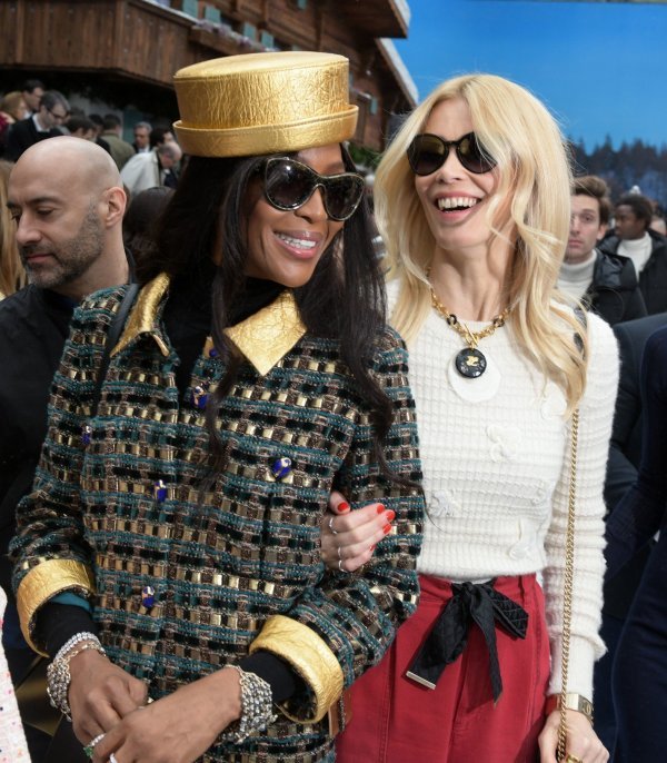 Claudia Schiffer i Naomi Campbell