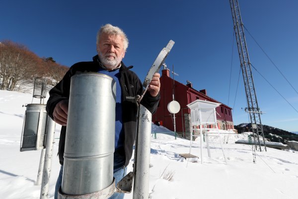 Ante Vukušić, umirovljeni domar planinarskog doma Zavižan