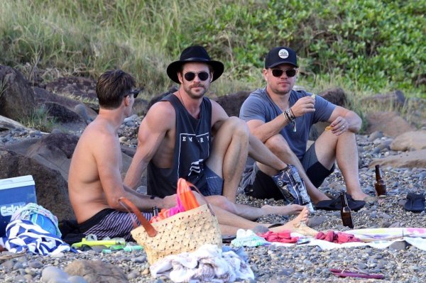 Matt Demon i Chris Hemsworth