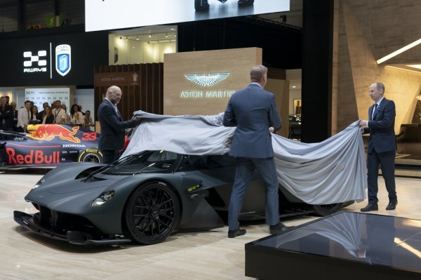 Predstavljanje Aston Martin Valkyrie na autosalonu u Ženevi 2019.